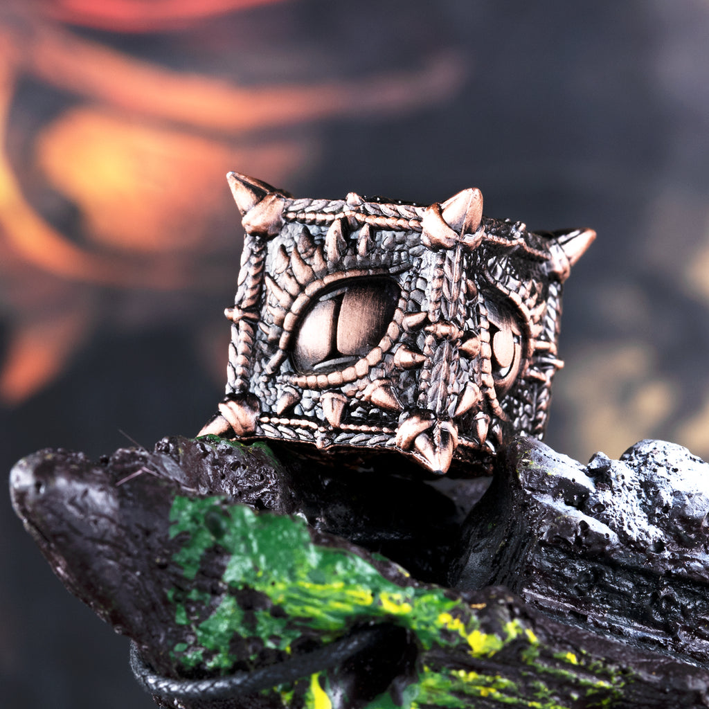 Surpass Metal DND Dice Set Polyhedral Dragon's Eye Dice For Dungeons & Dragons Roleplaying Games Pathfinder