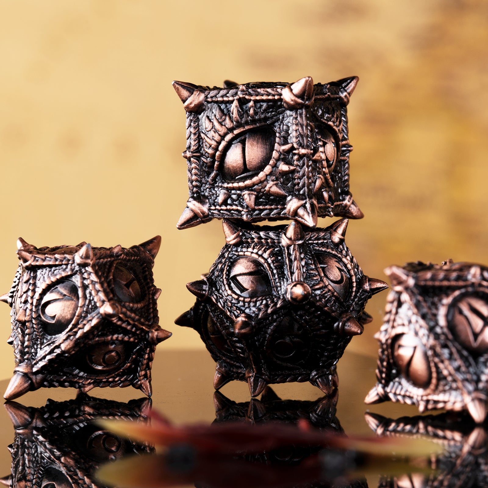 Surpass Metal DND Dice Set Polyhedral Dragon's Eye Dice For Dungeons & Dragons Roleplaying Games Pathfinder