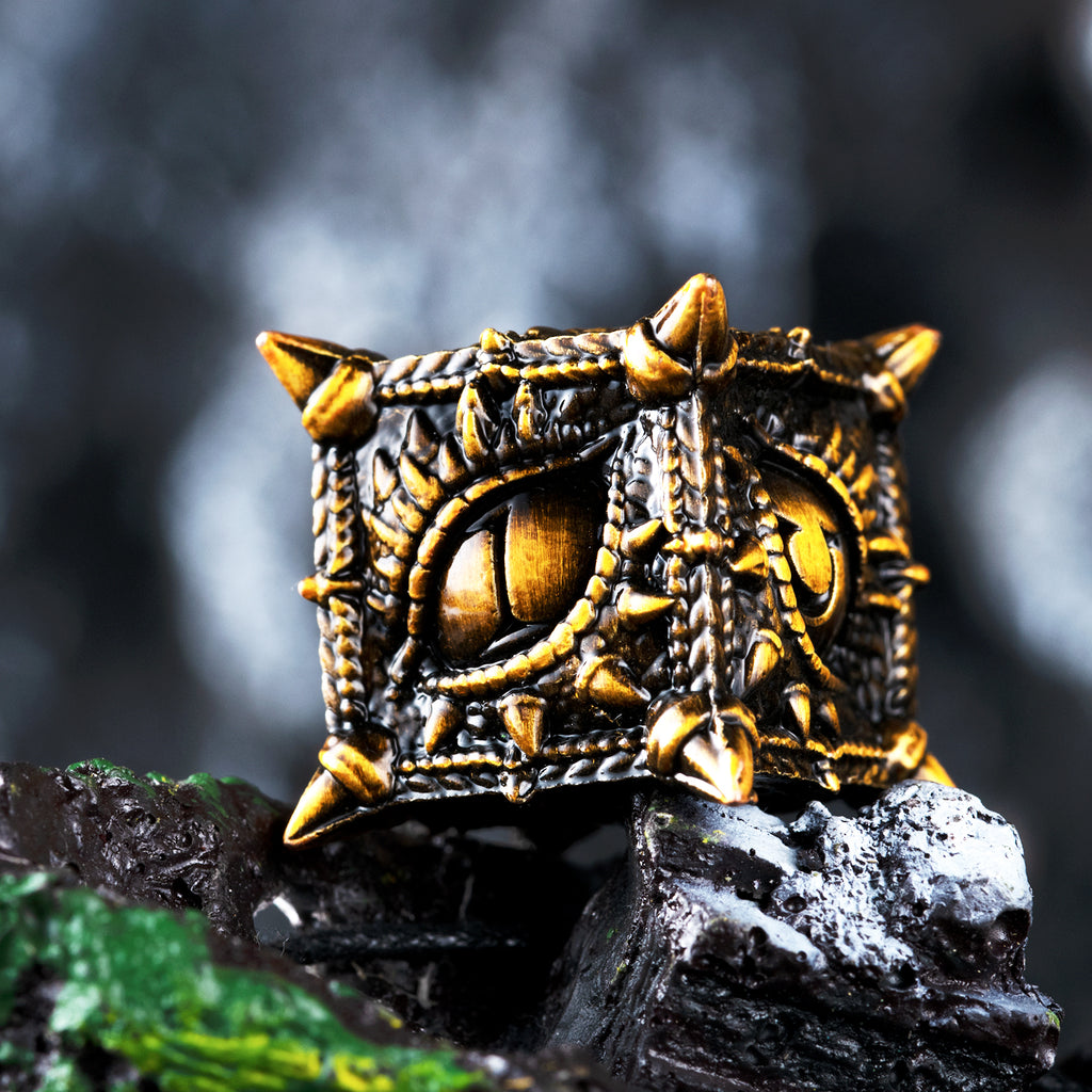 Surpass Metal DND Dice Set Polyhedral Dragon's Eye Dice For Dungeons & Dragons Roleplaying Games Pathfinder