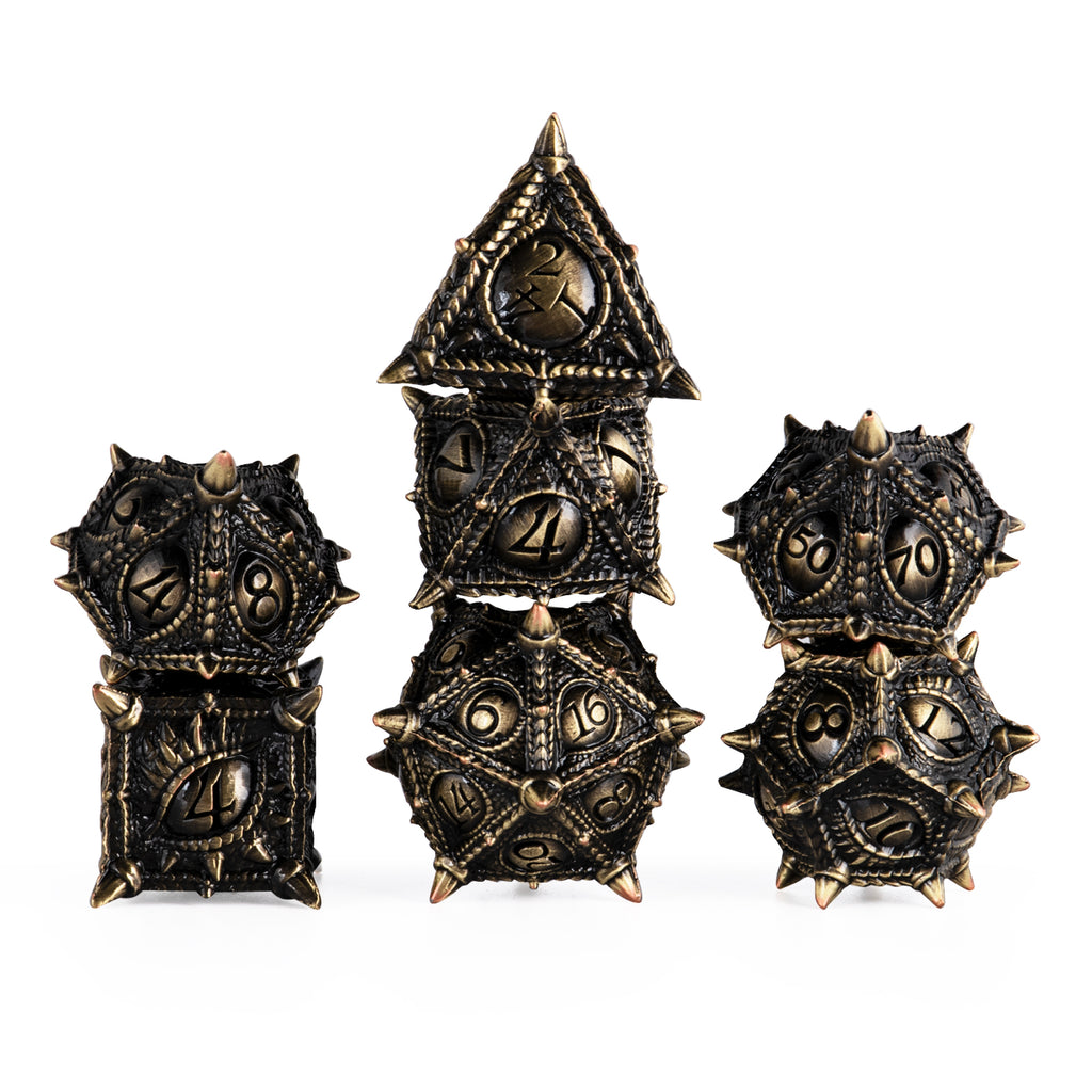 Surpass Metal DND Dice Set Polyhedral Dragon's Eye Dice For Dungeons & Dragons Roleplaying Games Pathfinder