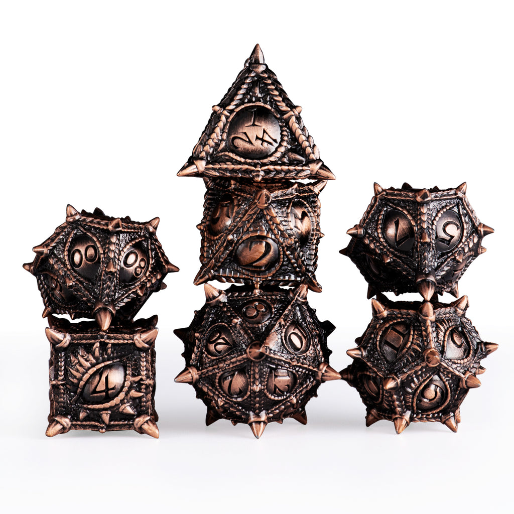 Surpass Metal DND Dice Set Polyhedral Dragon's Eye Dice For Dungeons & Dragons Roleplaying Games Pathfinder