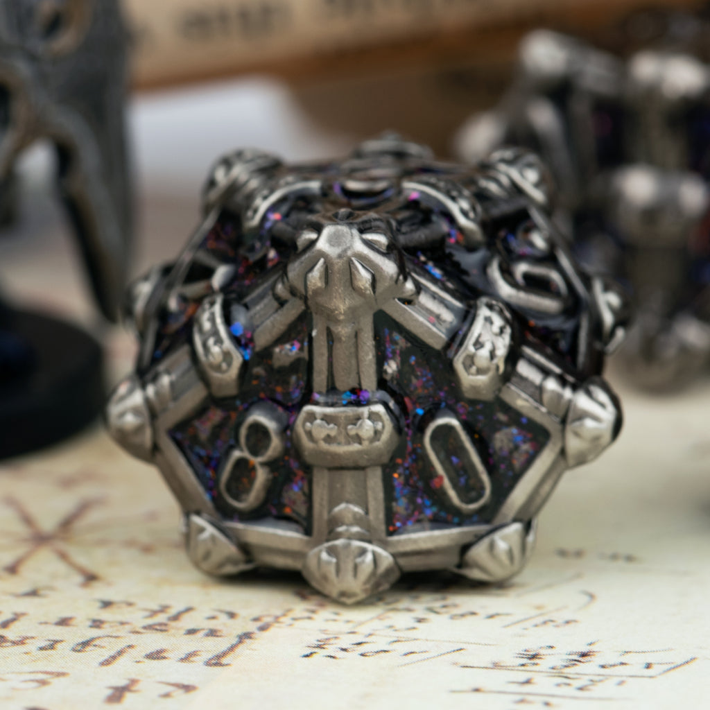 Surpass DND dice Set Metal dice Role Playing Metal Polyhedral Dice Dungeons and Dragons Dice