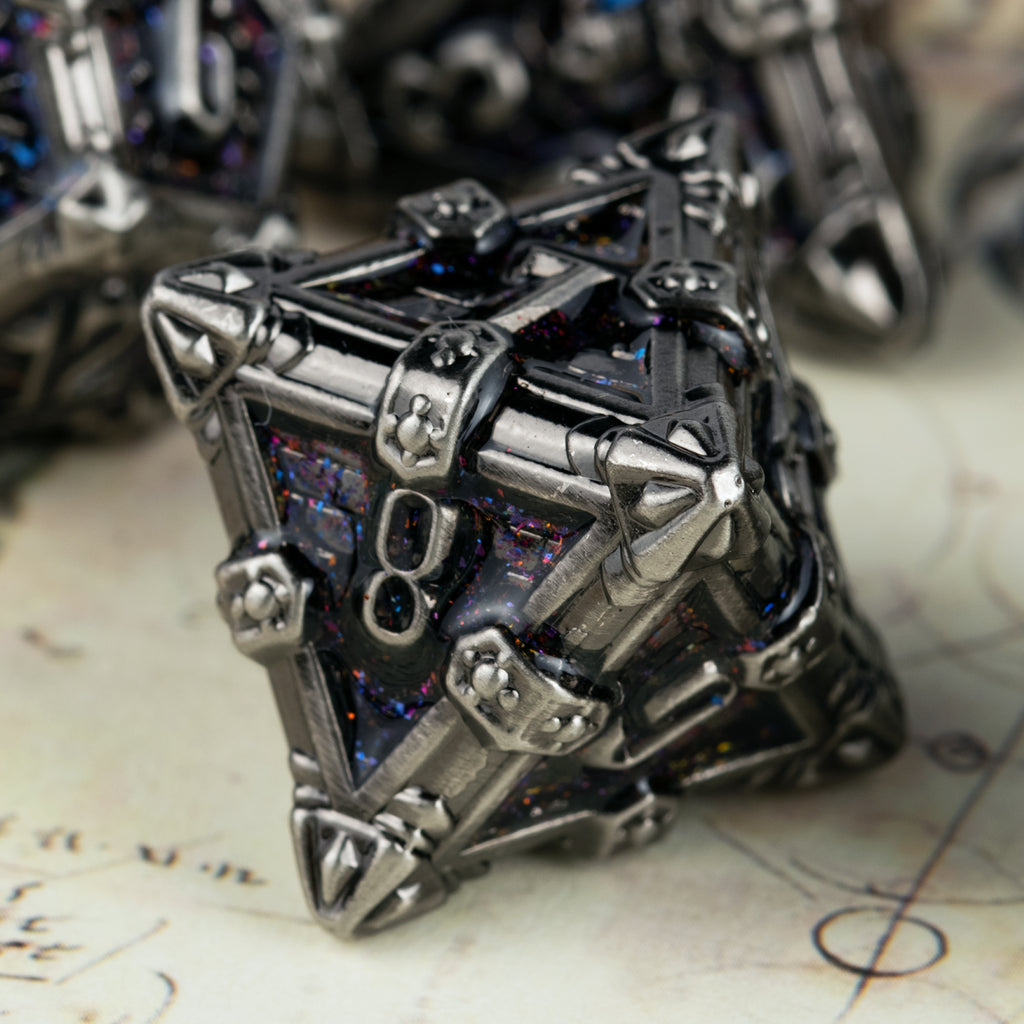 Surpass DND dice Set Metal dice Role Playing Metal Polyhedral Dice Dungeons and Dragons Dice